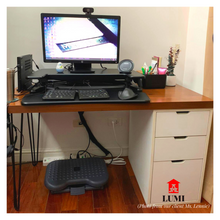 Load image into Gallery viewer, LUMI 2-in-1 Table and File Cabinet Set