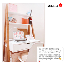 Load image into Gallery viewer, White Mdf, Mahogany Beams